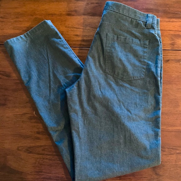 Kenneth Cole Reaction Men's Straight-Fit Charcoal Jeans, size 34X34 - Picture 5 of 8